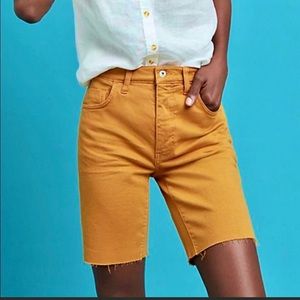 Anthropologie Pilcro high rise denim shorts